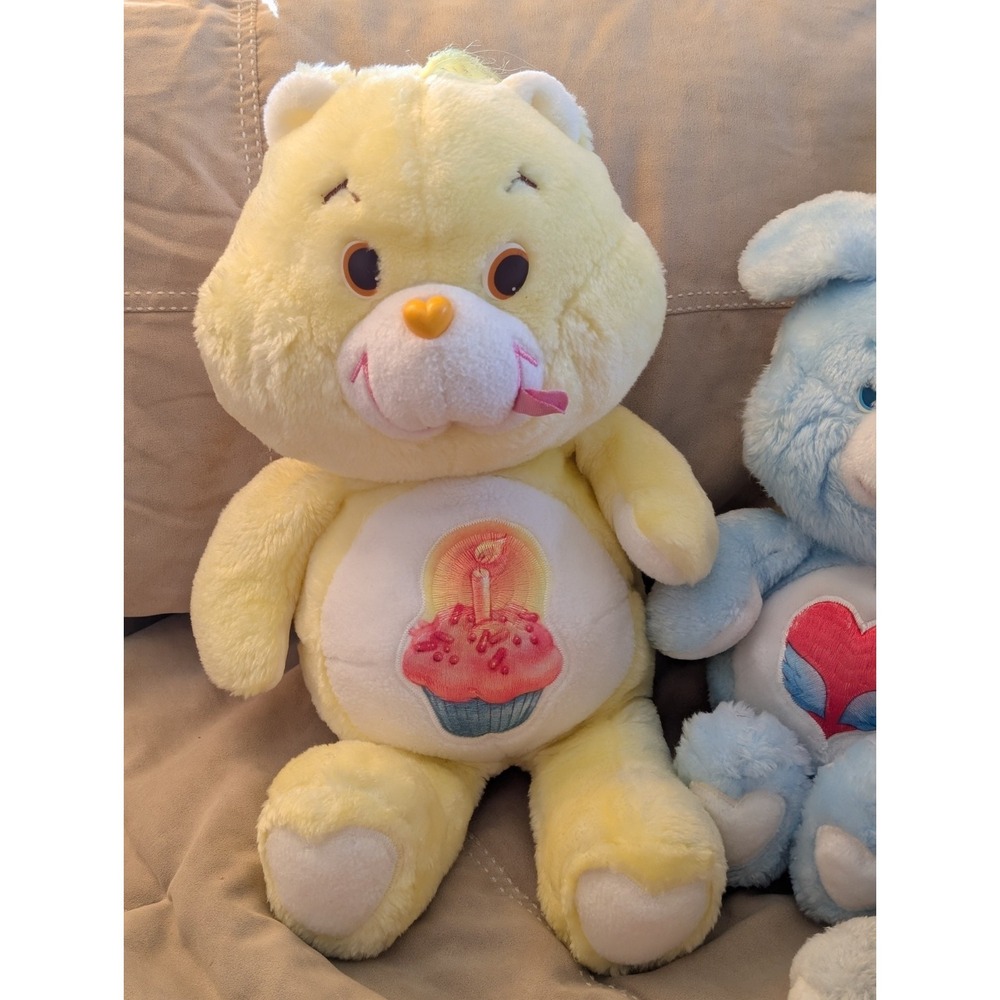Vintage Kenner 1980's Care Bears Plush Toys - Lot of 3 - Picture 2 of 8